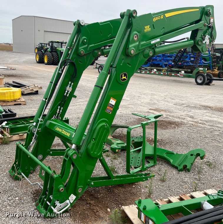 image for item MQ9863 2021 John Deere 660R  loader