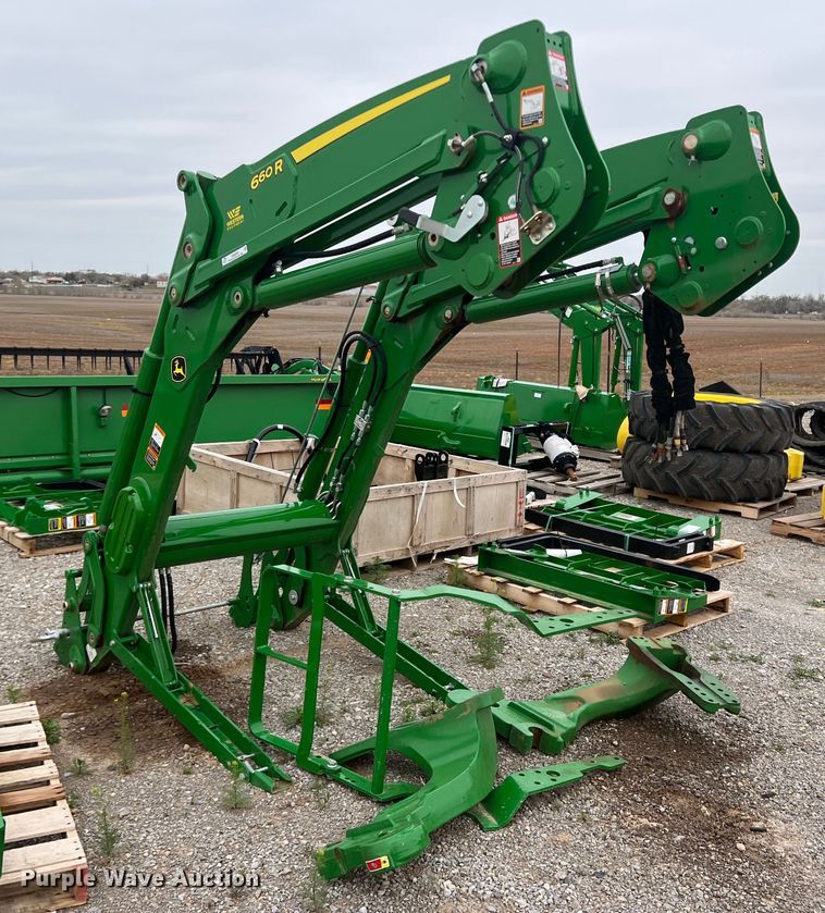 image for item MQ9863 2021 John Deere 660R  loader