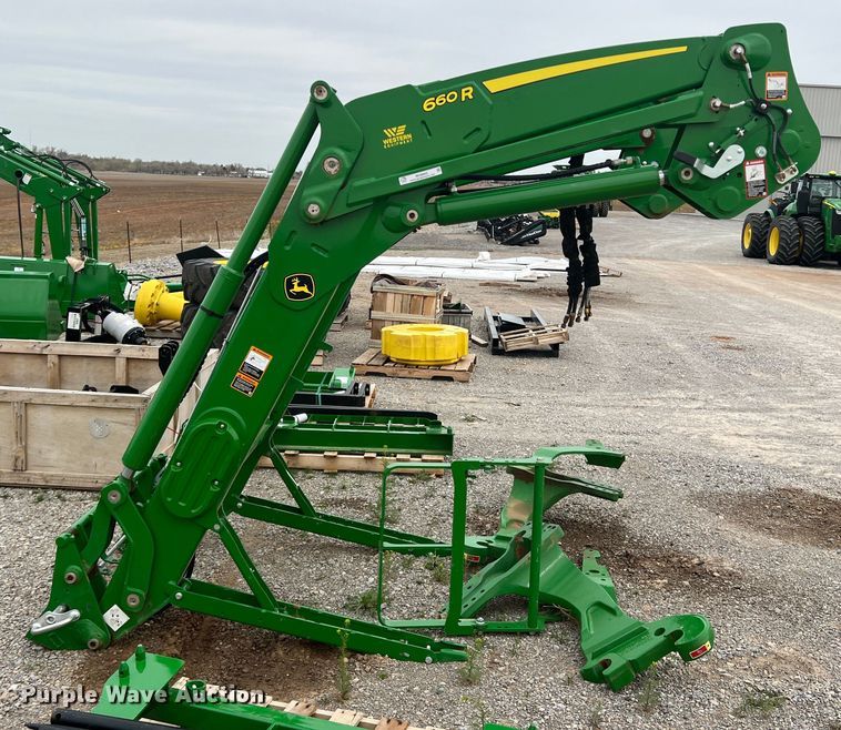 image for item MQ9863 2021 John Deere 660R  loader