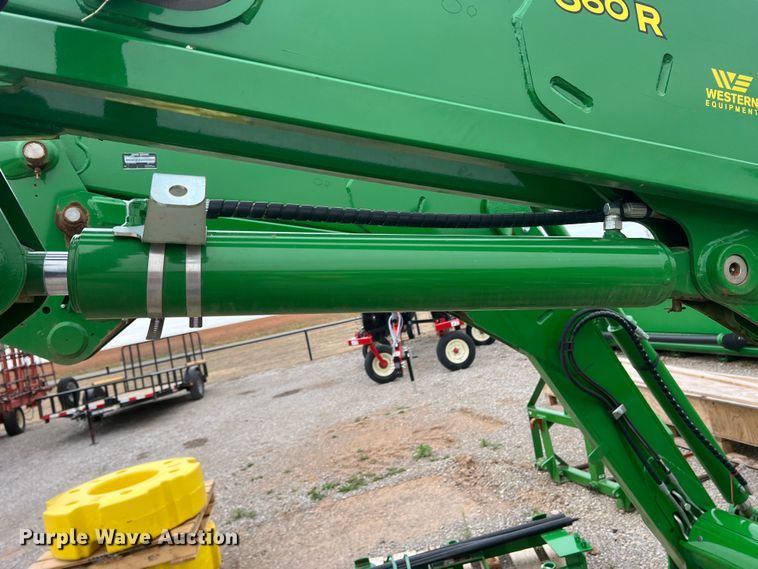 image for item MQ9863 2021 John Deere 660R  loader