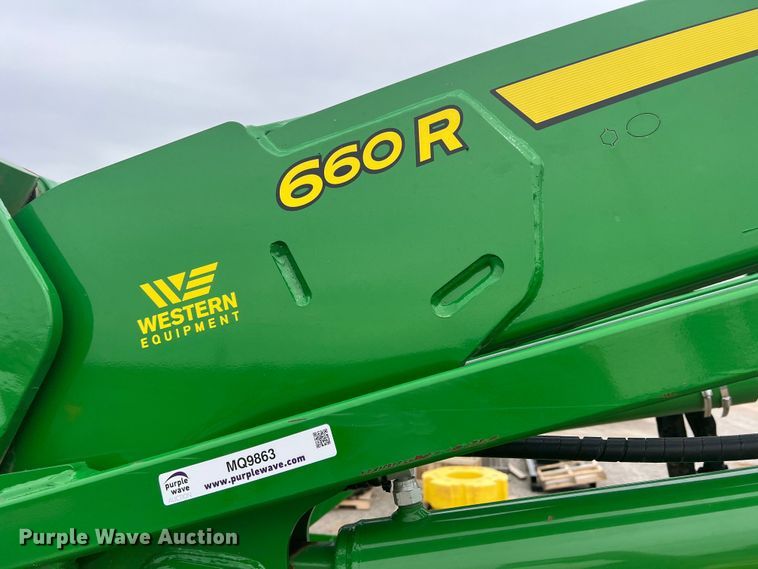 image for item MQ9863 2021 John Deere 660R  loader
