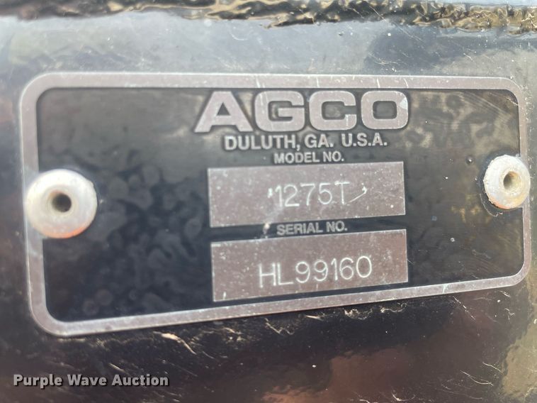 image for item MY9059 Hesston 1275T  swather / windrower frame