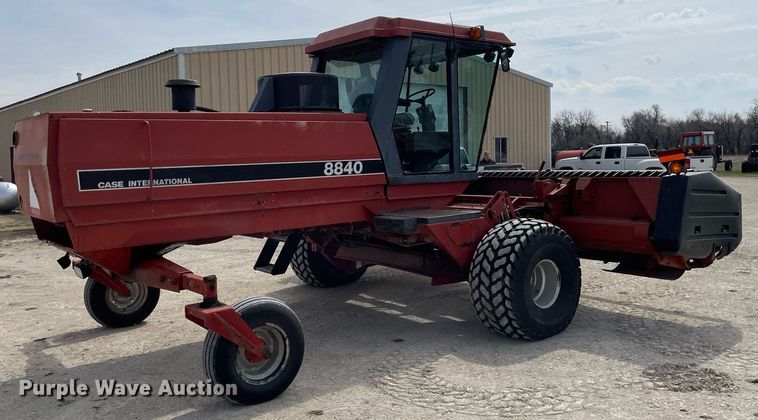 image for item MY9060 1990 Case IH 8840  swather / windrower