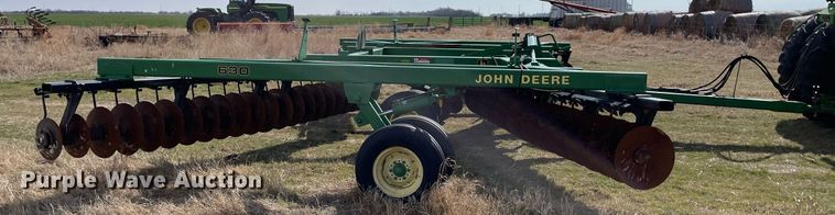 image for item MY9125 John Deere 630  tandem disk