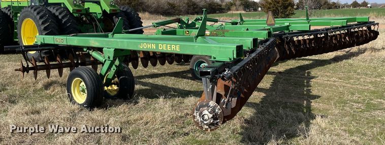 image for item MY9125 John Deere 630  tandem disk