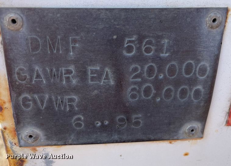 image for item MY9132 1995 DMF  grain trailer