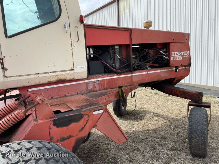 image for item MY9135 Hesston 6600  swather / windrower