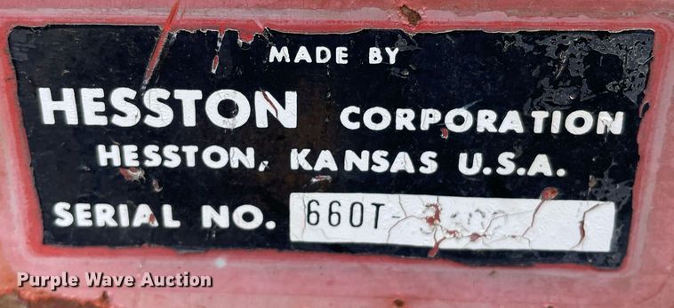 image for item MY9135 Hesston 6600  swather / windrower