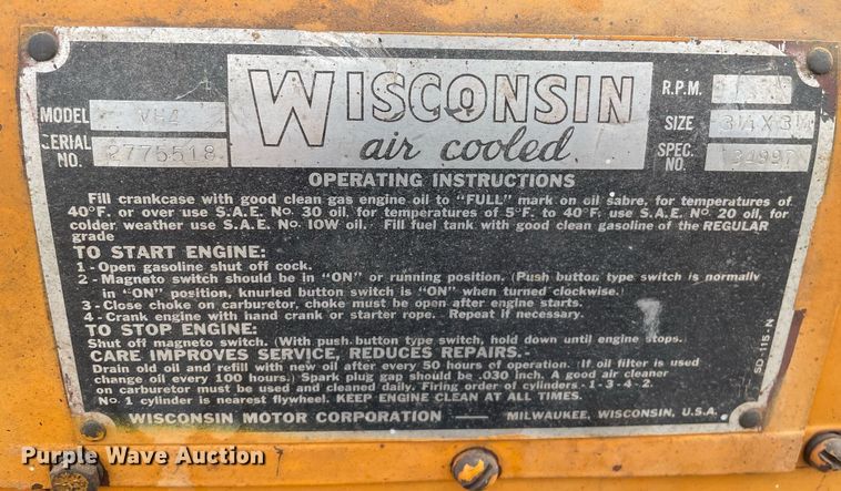 image for item MY9136 Owatonna 7D4  swather / windrower