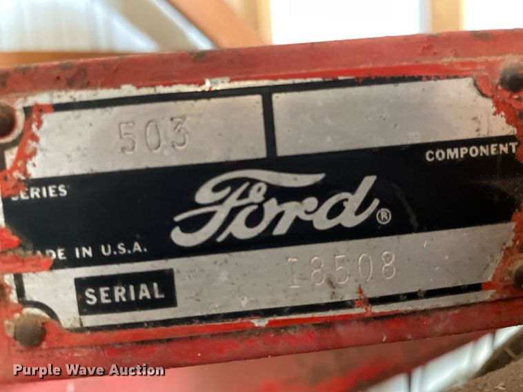 image for item MY9140 Ford 503  hay rake