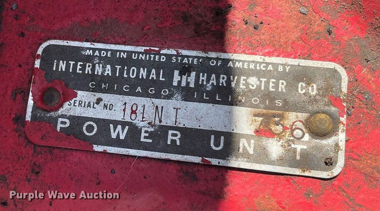 image for item MY9141 McCormick  combine