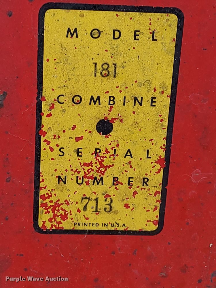 image for item MY9141 McCormick  combine