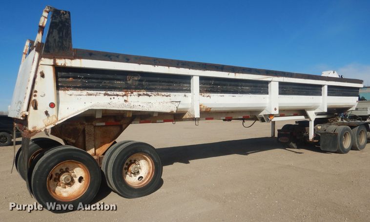 image for item DJ7006 1999 Lufkin  end dump trailer