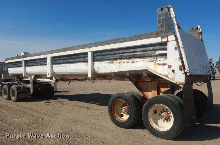 image for item DJ7006 1999 Lufkin  end dump trailer