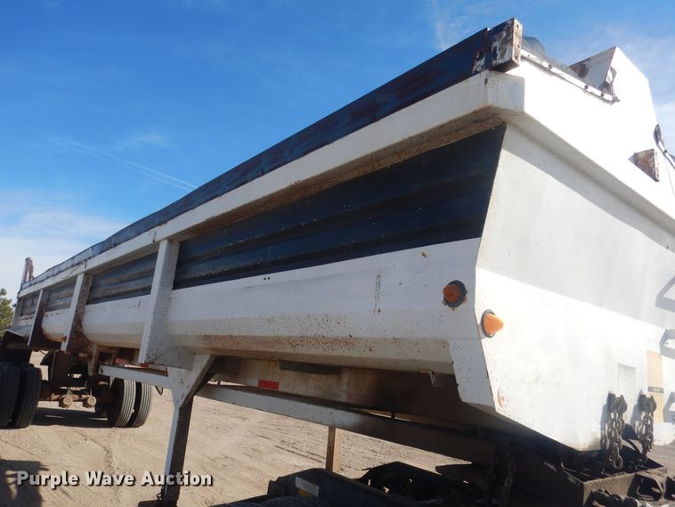 image for item DJ7006 1999 Lufkin  end dump trailer