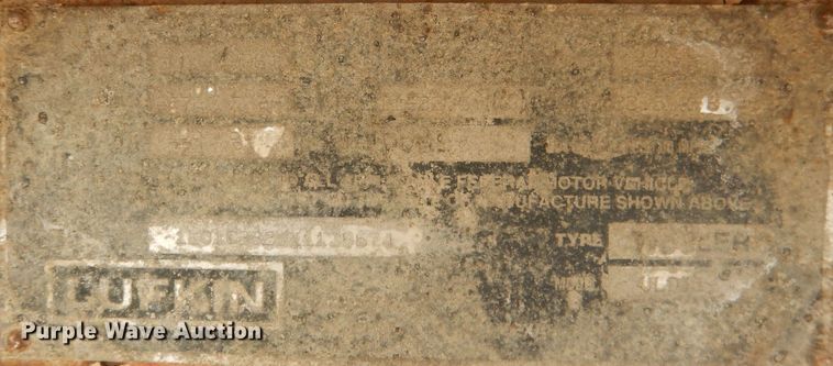 image for item DJ7006 1999 Lufkin  end dump trailer