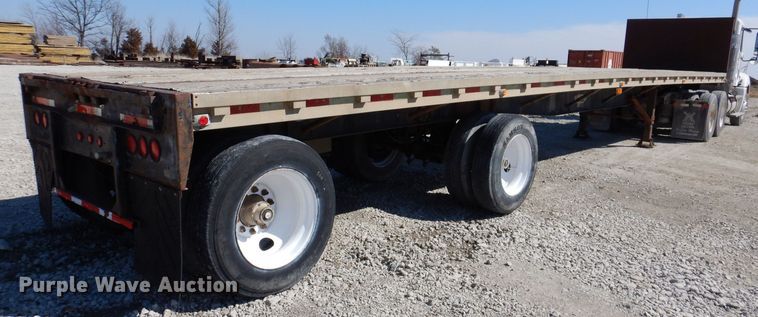 image for item DK2046 1988 Wilson Roadbrute  flatbed trailer
