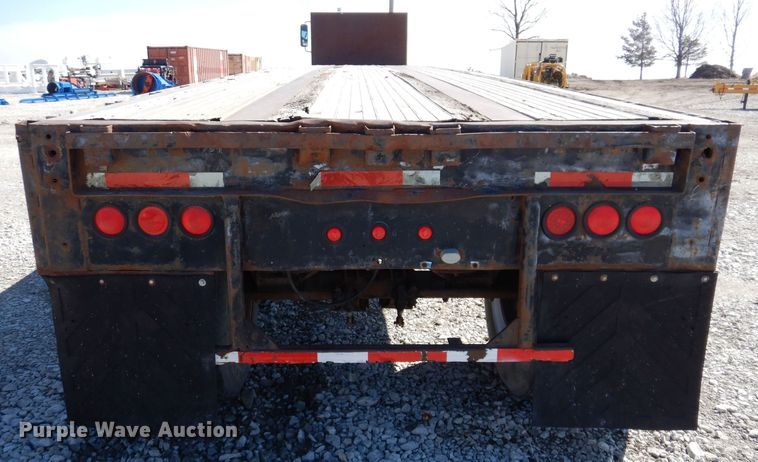 image for item DK2046 1988 Wilson Roadbrute  flatbed trailer