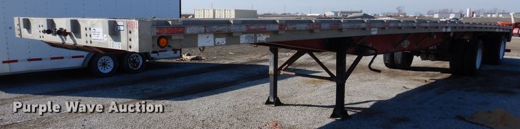 image for item DK5197 1995 Wilson Road Brute  flatbed trailer