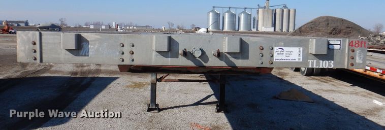 image for item DK5197 1995 Wilson Road Brute  flatbed trailer