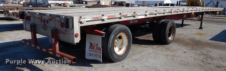 image for item DK5197 1995 Wilson Road Brute  flatbed trailer