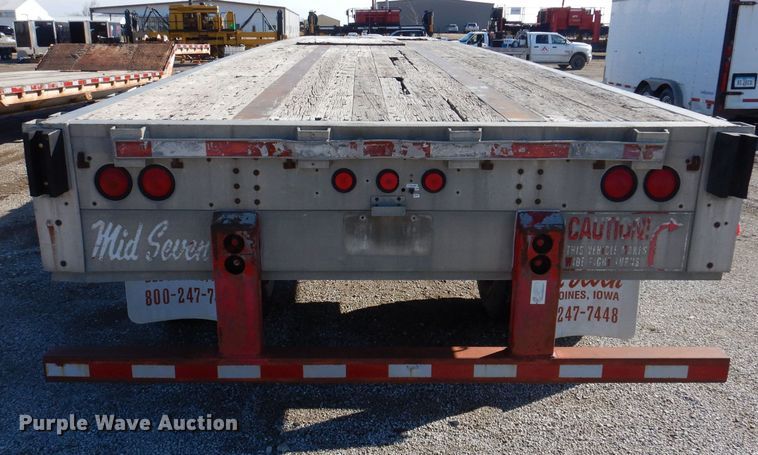 image for item DK5197 1995 Wilson Road Brute  flatbed trailer