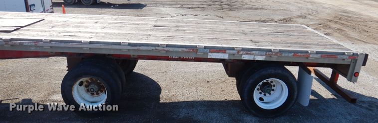 image for item DK5197 1995 Wilson Road Brute  flatbed trailer