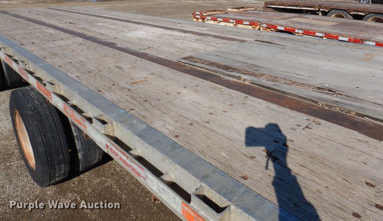 image for item DK5197 1995 Wilson Road Brute  flatbed trailer