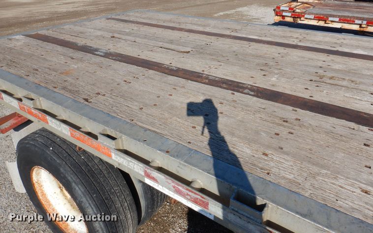 image for item DK5197 1995 Wilson Road Brute  flatbed trailer