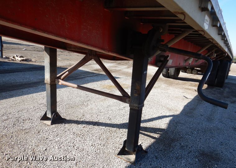 image for item DK5197 1995 Wilson Road Brute  flatbed trailer
