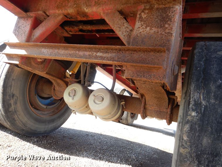 image for item DK5197 1995 Wilson Road Brute  flatbed trailer