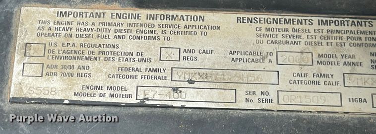 image for item DN4559 2001 Mack CH613  semi truck