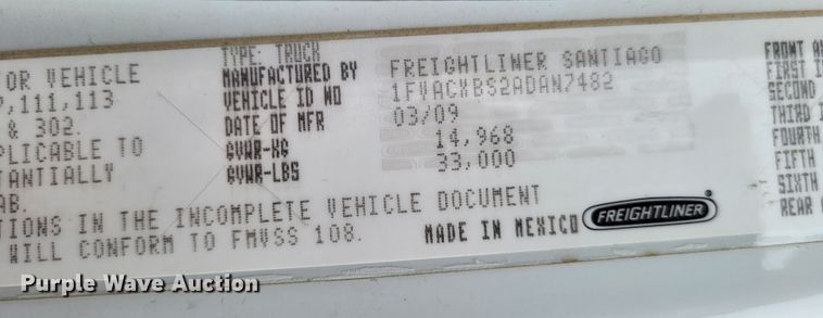 image for item DO3616 2010 Freightliner Business Class M2  bucket truck