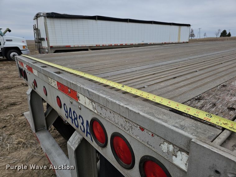 image for item DO4234 1999 Chaparral  flatbed trailer