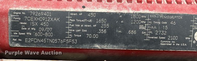 image for item DR6086 2008 Peterbilt 386  semi truck