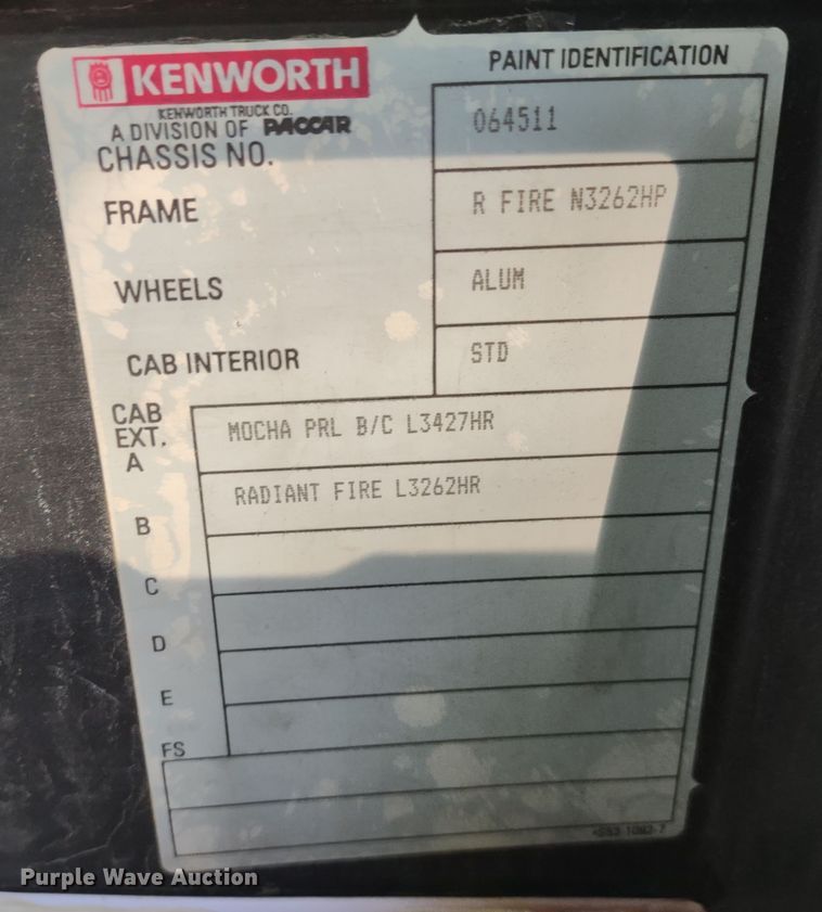 image for item DR8281 2004 Kenworth T800  semi truck