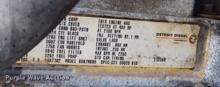 image for item IO9466 2003 Freightliner Century Class CST120  truck cab and chassis