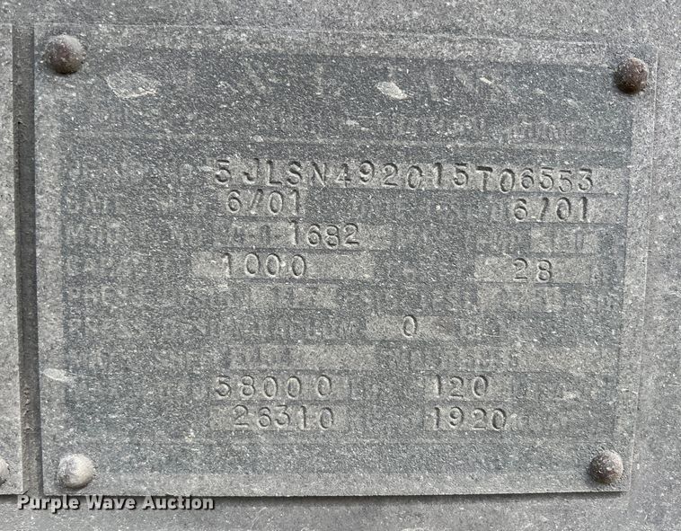 image for item KR9514 2001 Heil  pneumatic dry bulk trailer