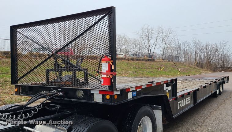 image for item LH9964 2000 Trail-Eze DHT7048  lowboy equipment trailer