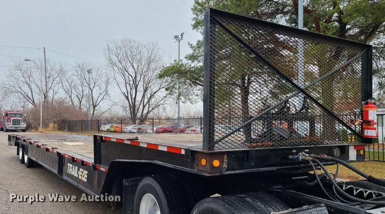 image for item LH9964 2000 Trail-Eze DHT7048  lowboy equipment trailer