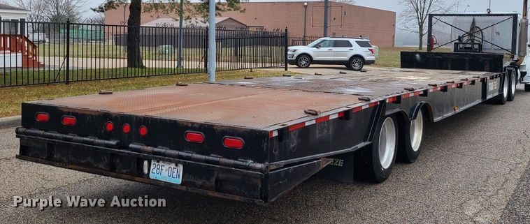 image for item LH9964 2000 Trail-Eze DHT7048  lowboy equipment trailer