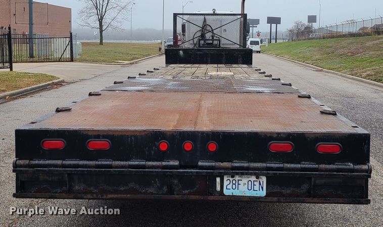 image for item LH9964 2000 Trail-Eze DHT7048  lowboy equipment trailer