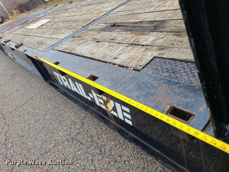 image for item LH9964 2000 Trail-Eze DHT7048  lowboy equipment trailer