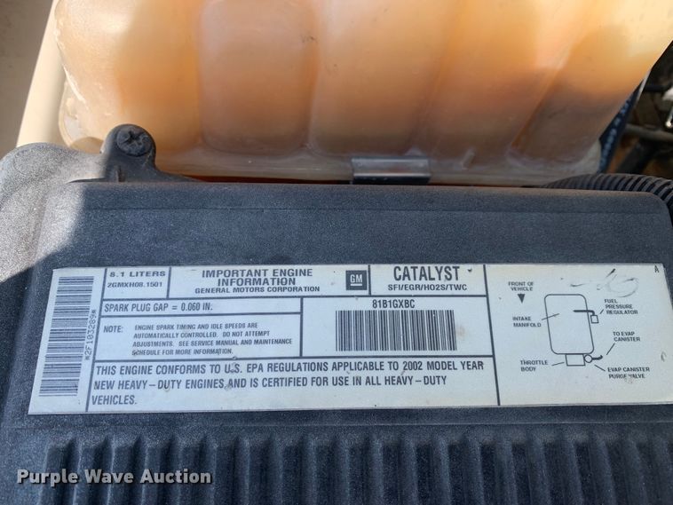 image for item LI9116 2002 GMC Sierra 3500  tow truck