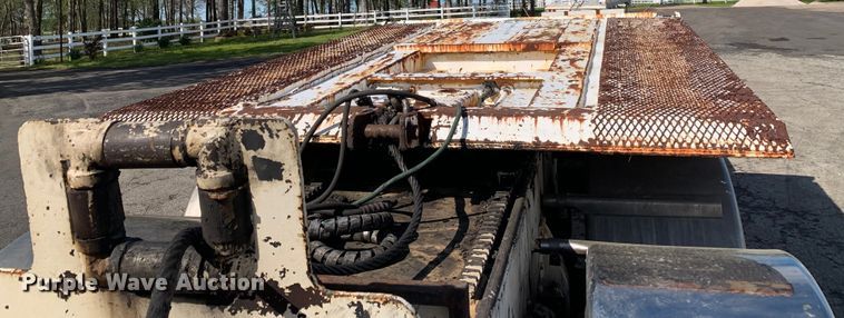 image for item LI9136 1996 Load  lowboy equipment trailer