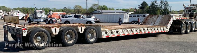 image for item LI9136 1996 Load  lowboy equipment trailer