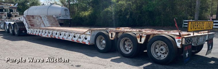 image for item LI9136 1996 Load  lowboy equipment trailer