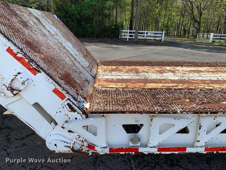 image for item LI9136 1996 Load  lowboy equipment trailer