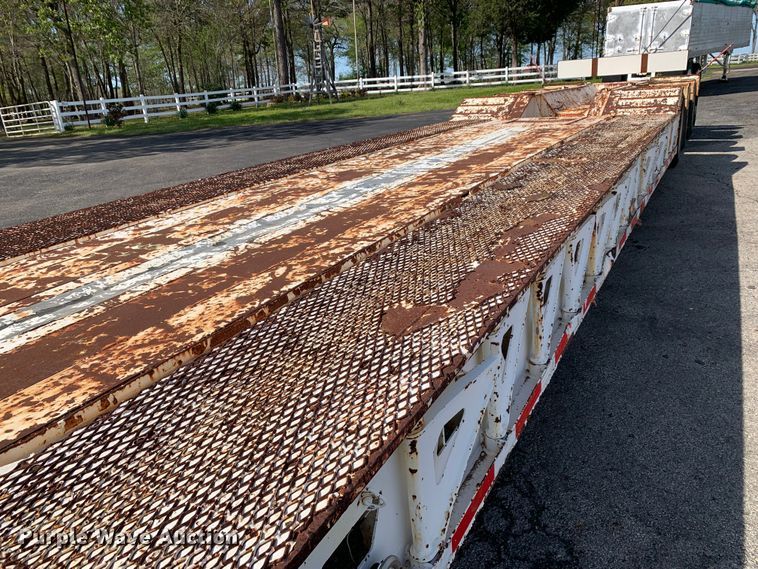 image for item LI9136 1996 Load  lowboy equipment trailer