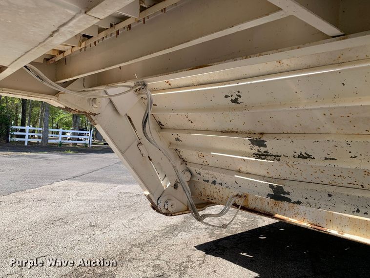 image for item LI9136 1996 Load  lowboy equipment trailer